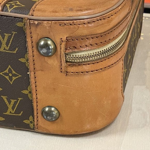 LOUIS VUITTON Vintage 19" Compact Travel Carryon Suitcase Duffle Carryall Bag - Picture 8 of 16